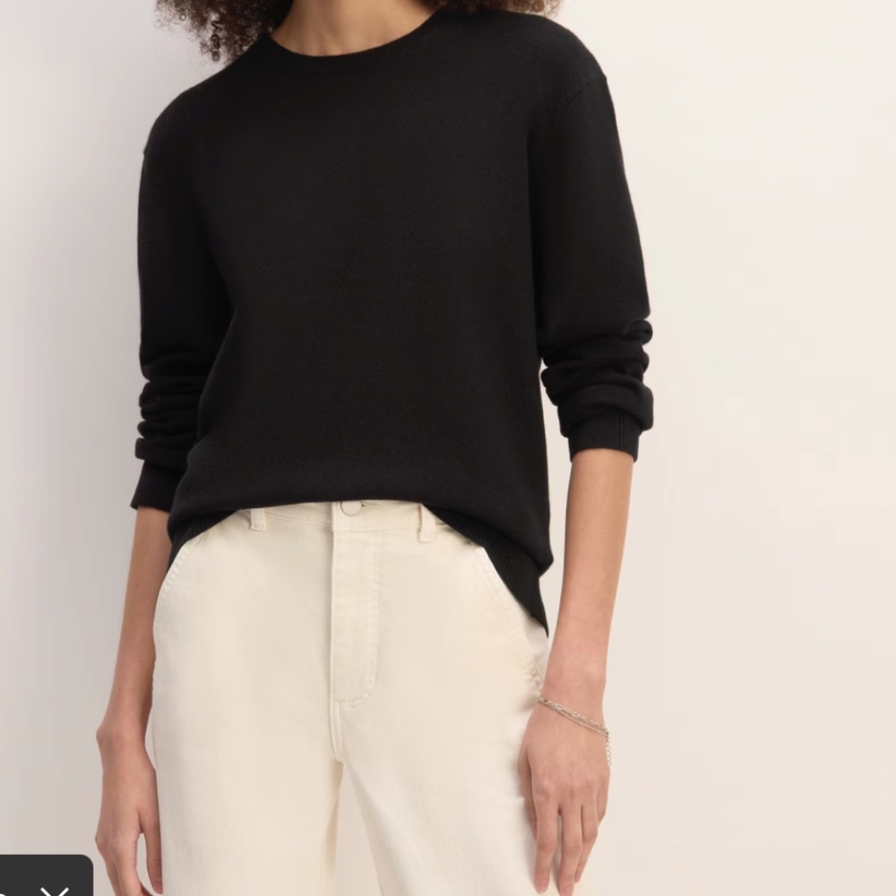Everlane The Classic Crew in Cashmere